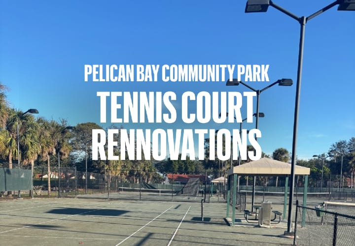 El parque comunitario Pelican Bay se revitaliza como destino de tenis en el corazón de Nápoles.