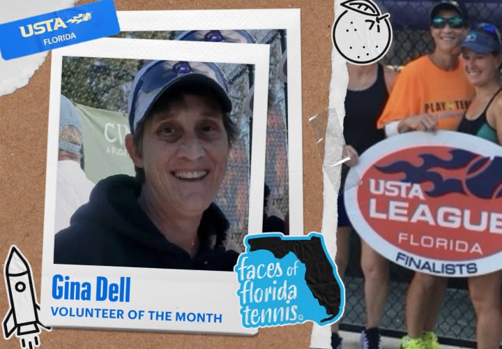 Alachua County’s Gina Dell named USTA Florida Tennis Volunteer of the Month
