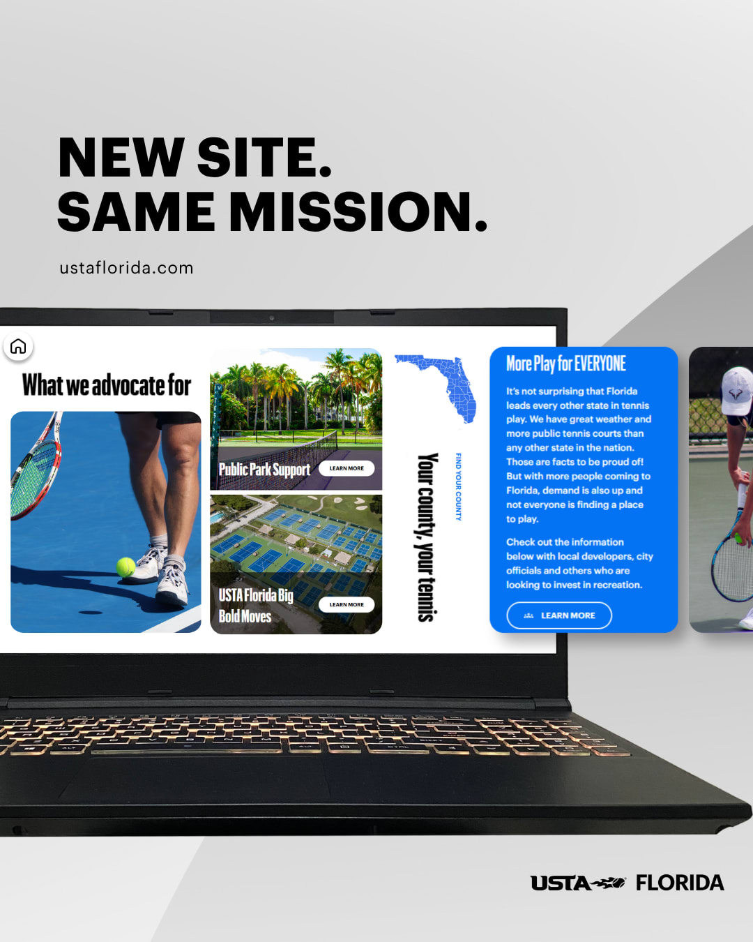 USTA Florida Launches Redesigned Website to Better Serve the Florida Tennis Community