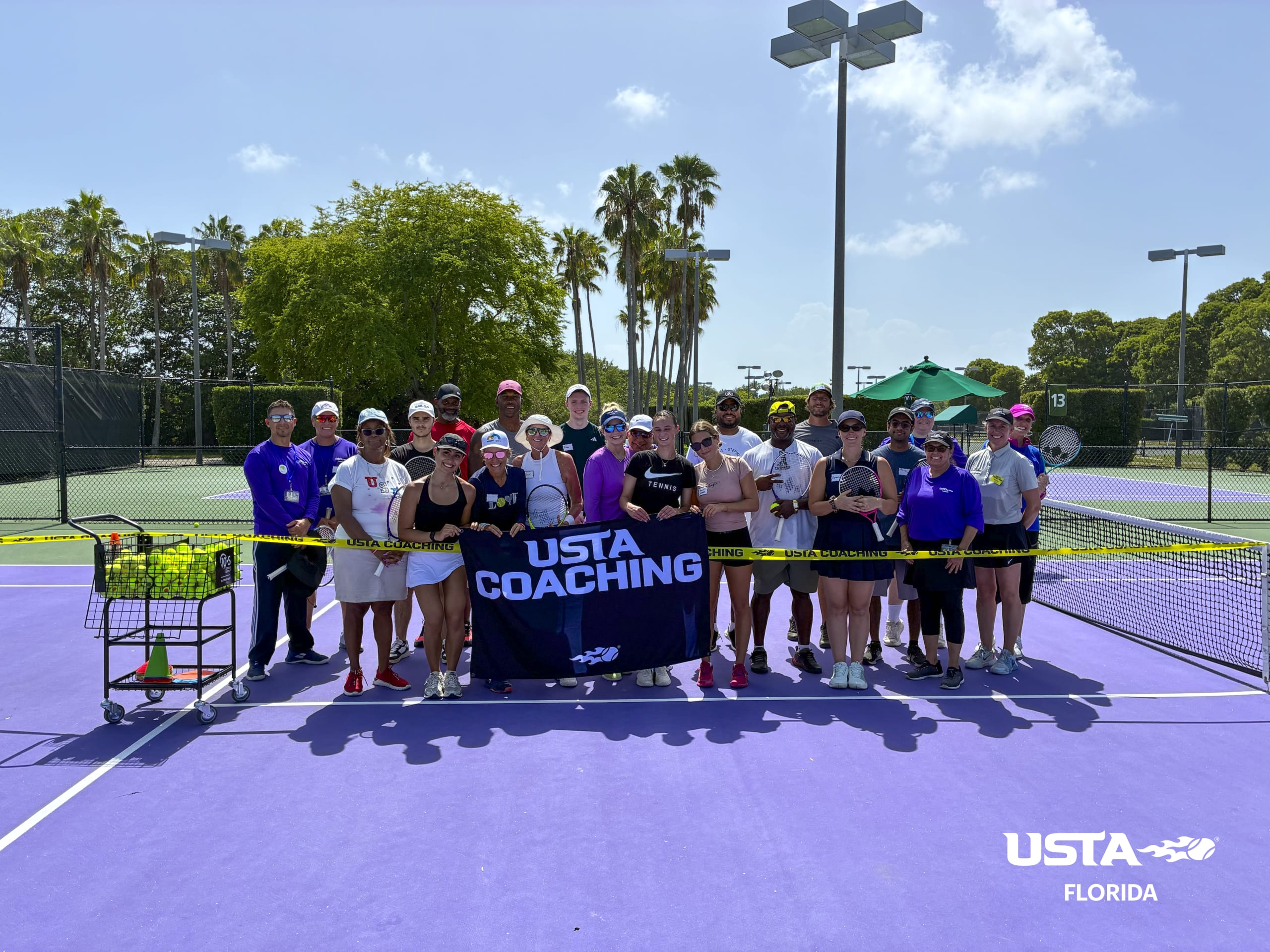 USTA Florida Brings First Entry-Level Coach Training to South Florida at Crandon Park