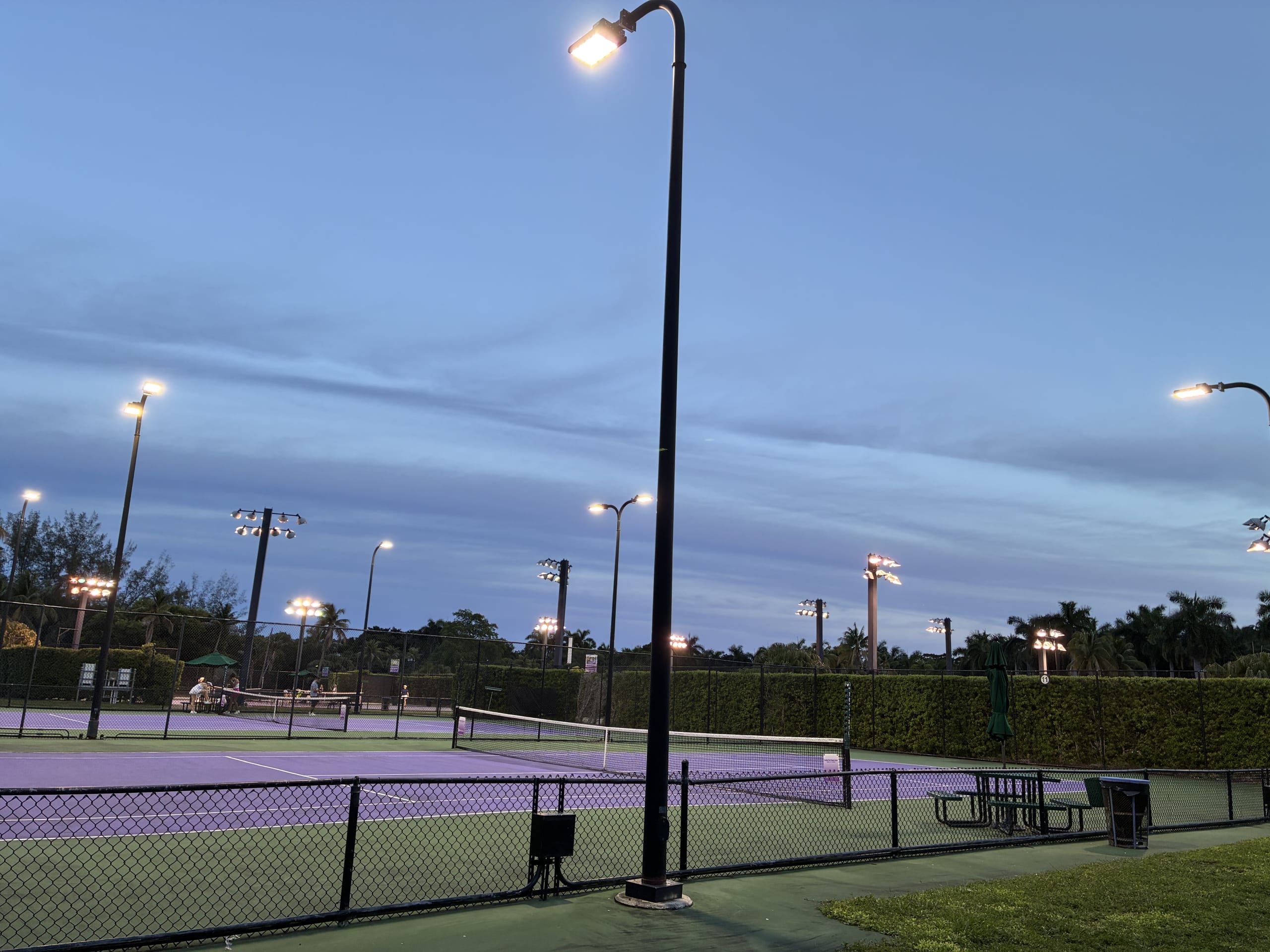 USTA Florida Invests in LED Lighting at Crandon Park