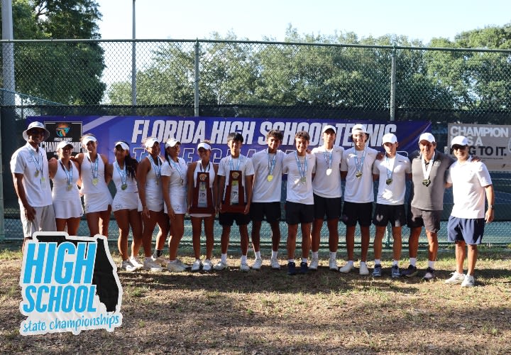 FHSAA 2025 Tennis State Championship 1A & 3A Team, Individual Results
