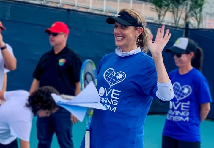 Lisa Pugliese-LaCroix’s Love Serving Autism Tennis Program Continues to Change Lives