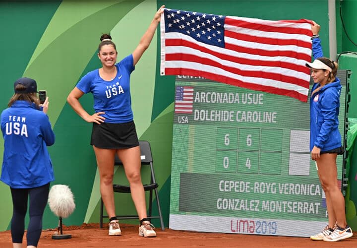 Dolehide, Florida’s Arconada Medal at Pan American Games Tennis