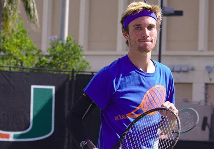 Appreciation April: Johann Rapp, UF Club Tennis Senior