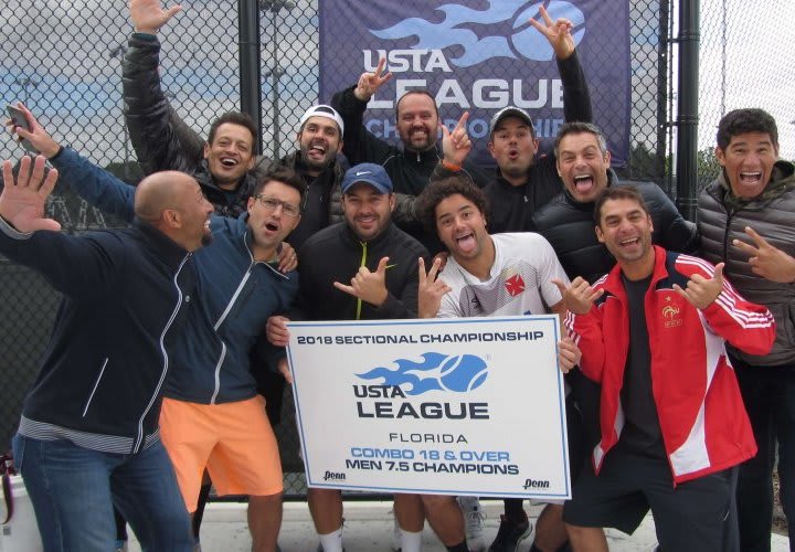 Hillsborough County Leads 5 Winners at USTA Florida Combo 18 & Over 5.5/7.5/9.5 Tennis Sectionals