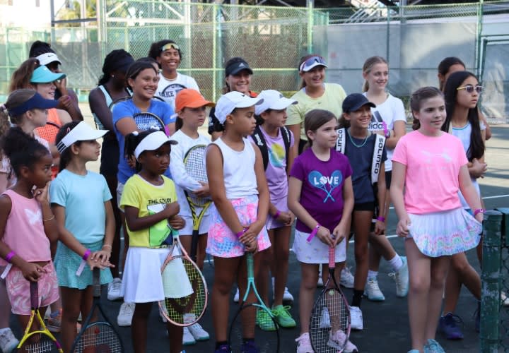 First All-Girls Tennis Camp of 2024 Partnering with Love Serving Autism