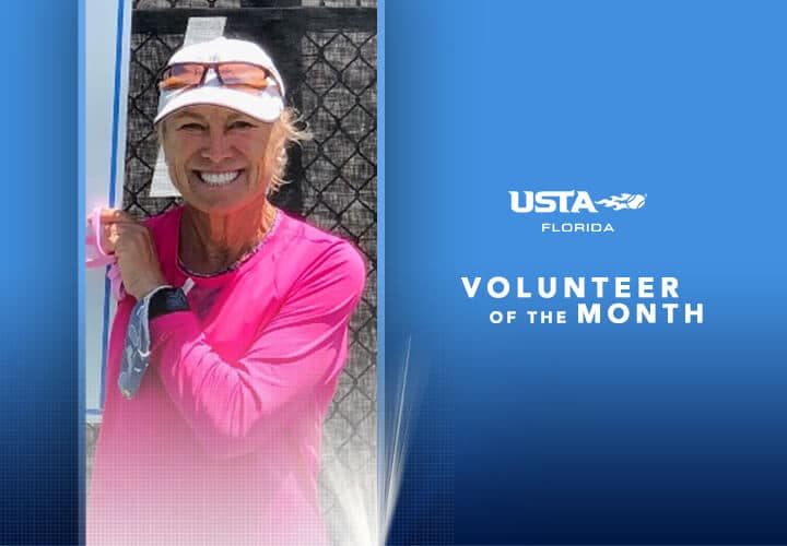 Tampa Area’s Agnew Named USTA Florida Tennis Volunteer of the Month