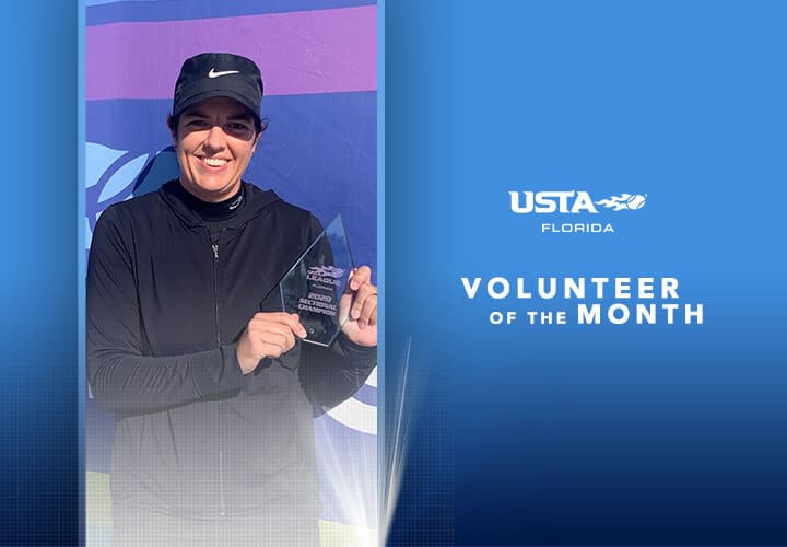Celebration’s Barritt Named USTA Florida Tennis Volunteer of the Month