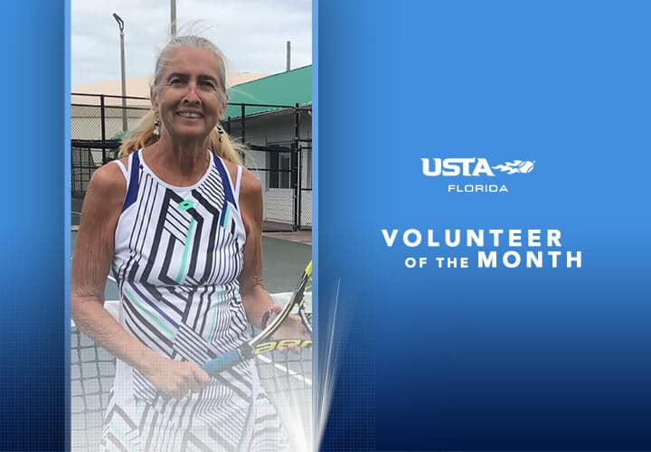 Cocoa Beach’s Barto Named USTA Florida Tennis Volunteer of the Month