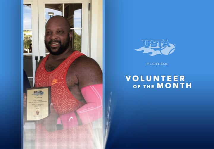 Rockledge’s White Named Florida Tennis Volunteer of the Month