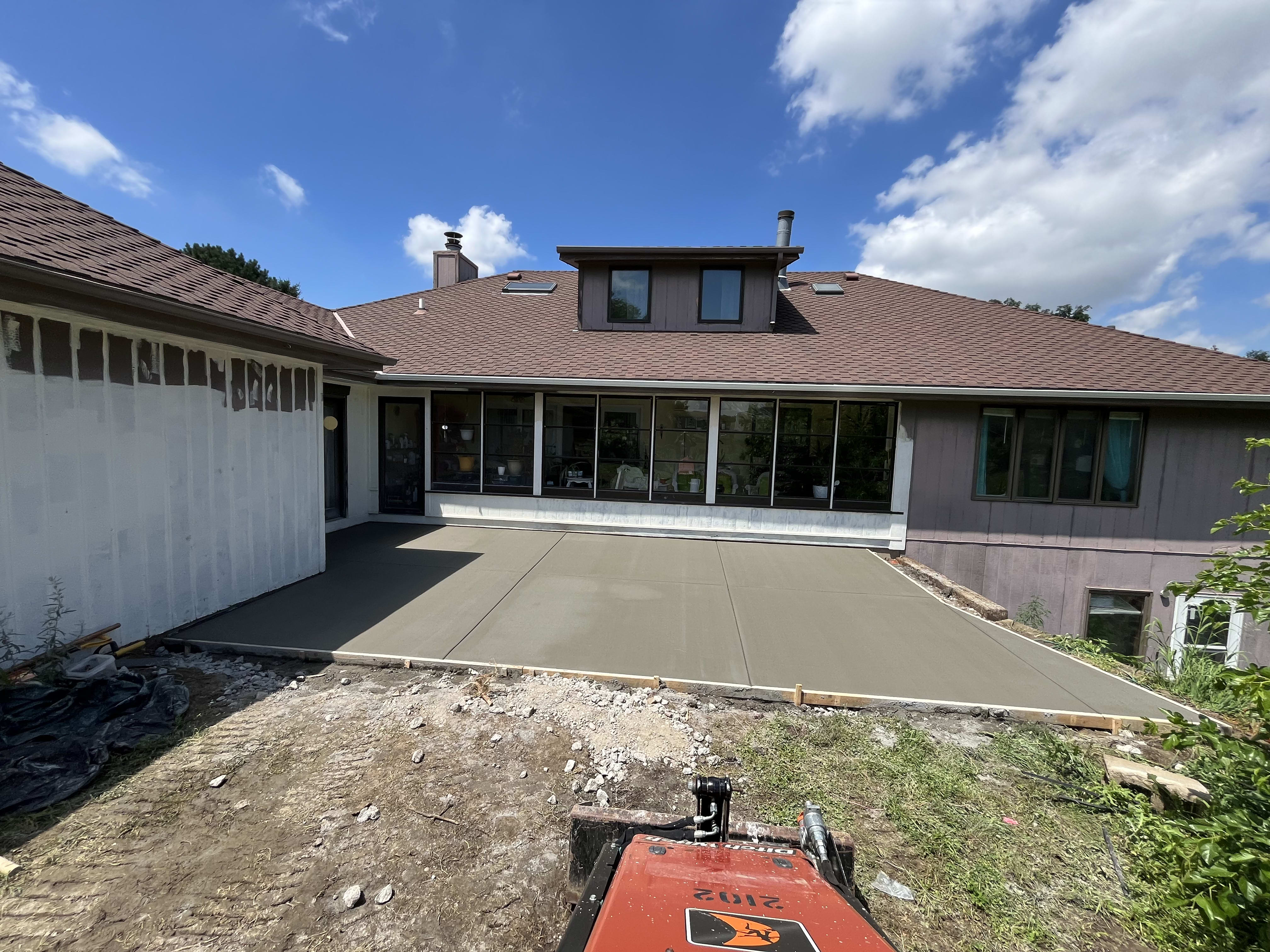 Landscaping project - Patio and walkway