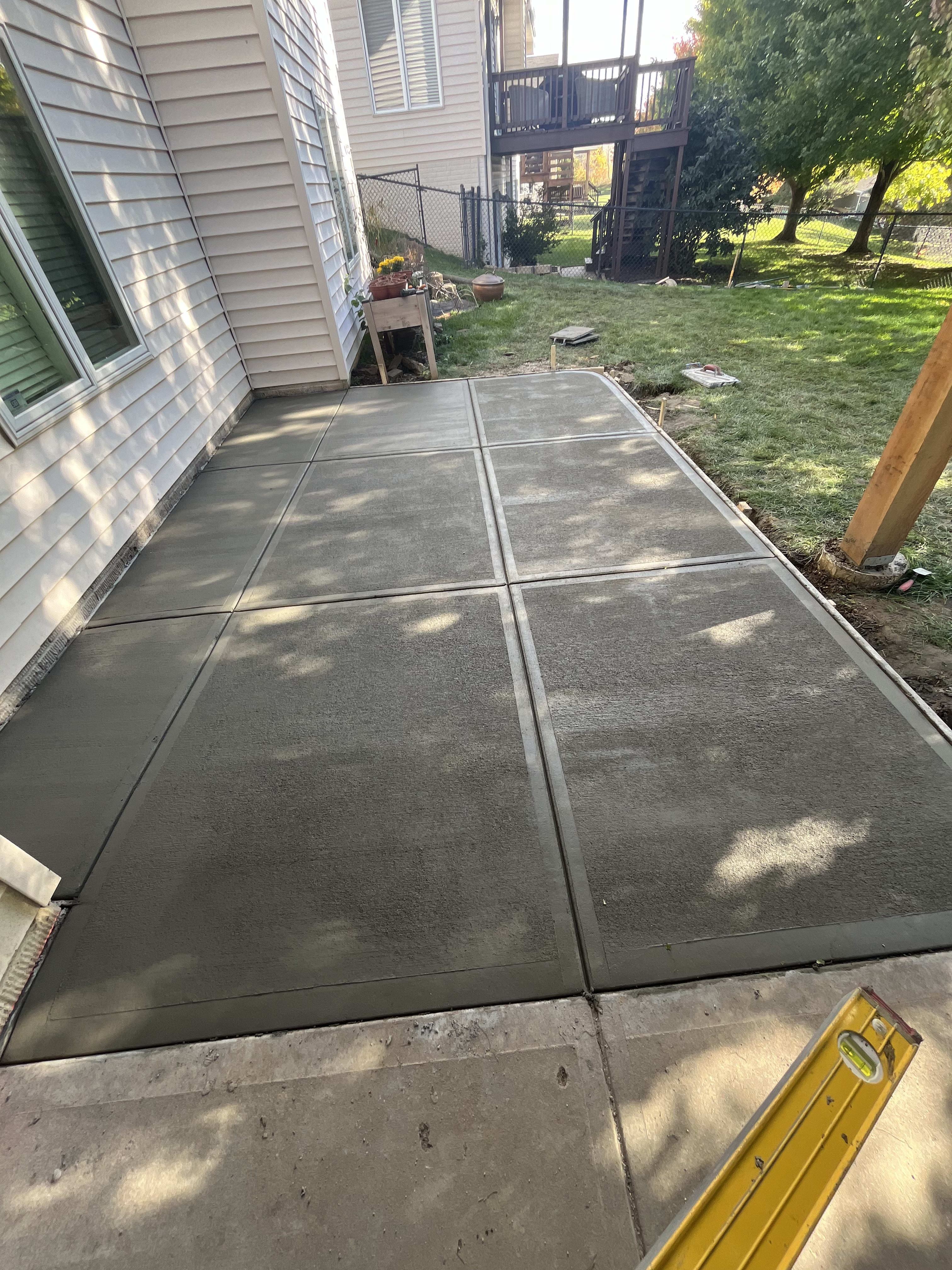 Landscaping project - Outdoor living space