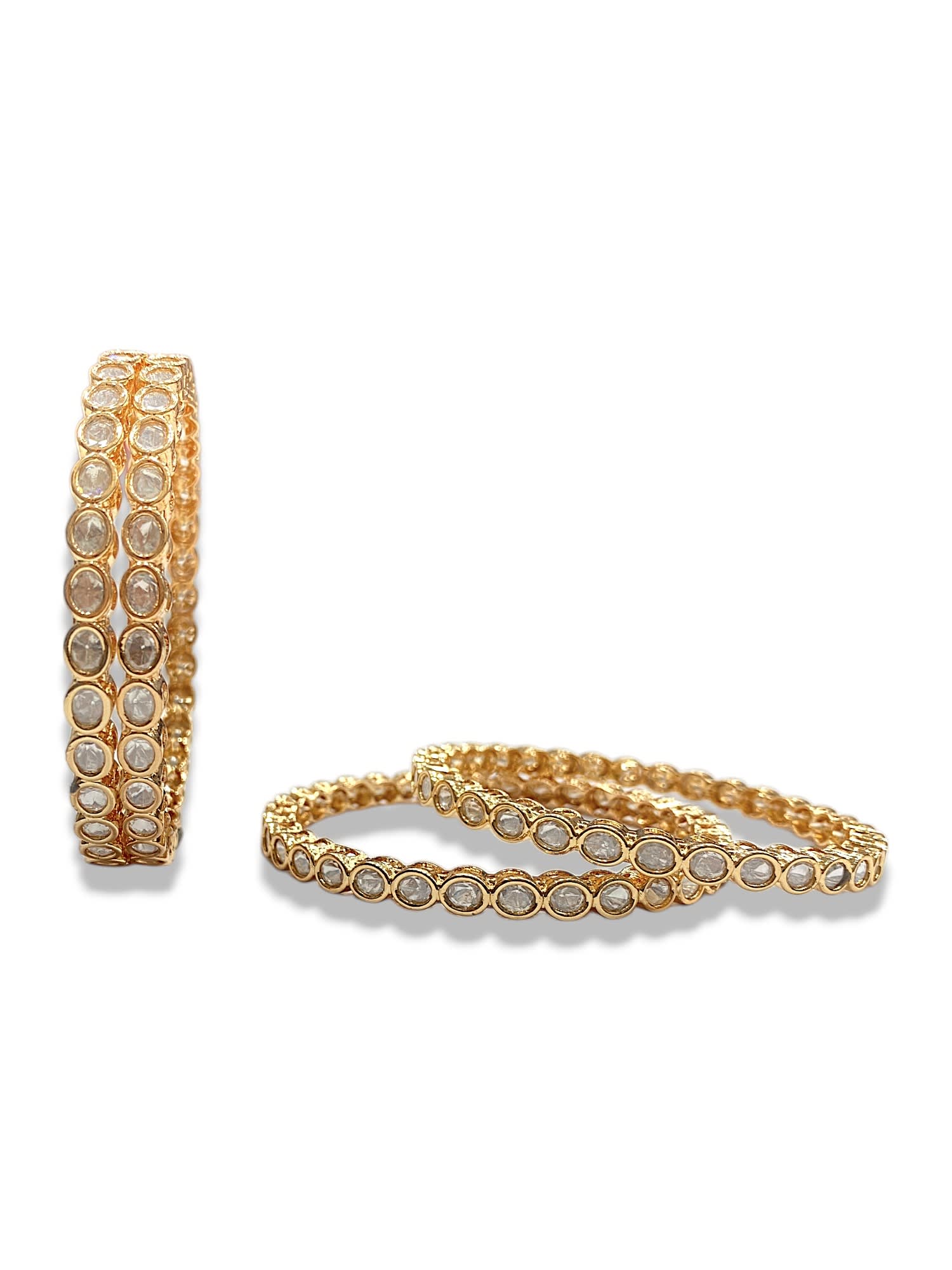 Festive Kundan Kada Set thumbnail 4