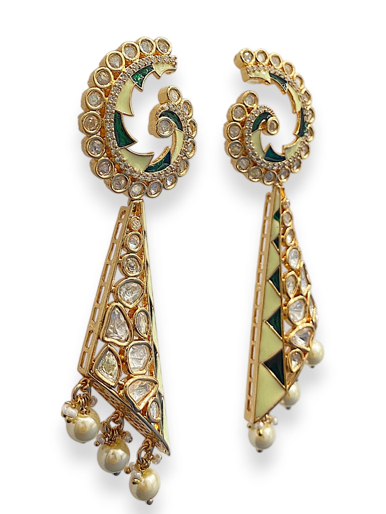 Karva Chauth Polki Jhumkas thumbnail 4