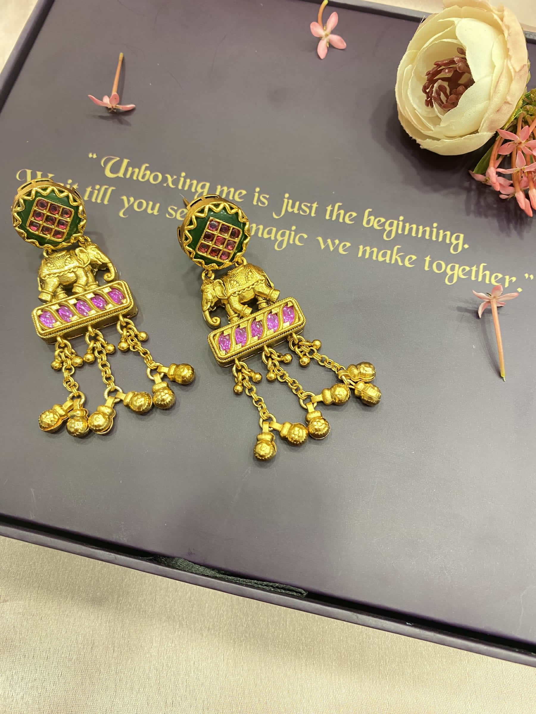 Karva Chauth Kundan Jhumkas thumbnail 2