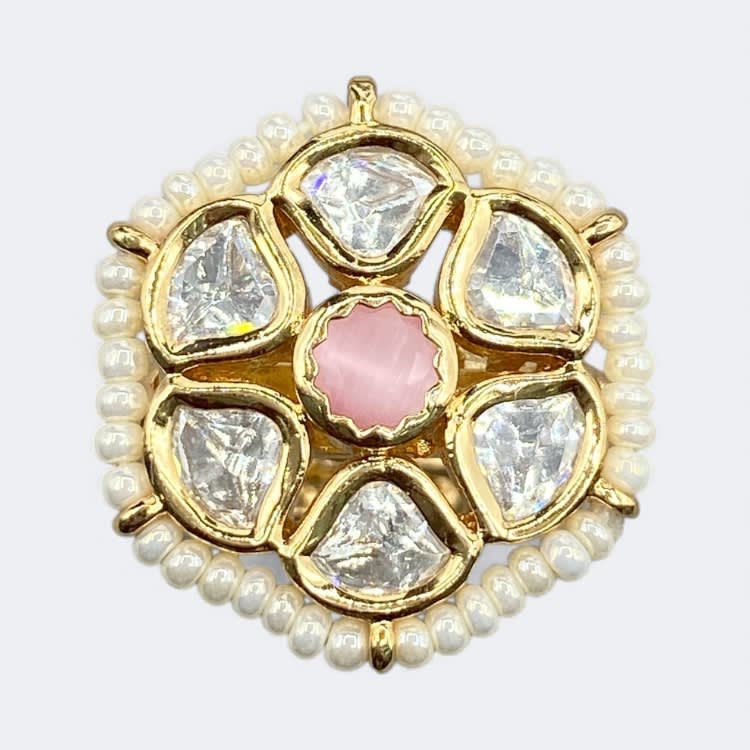 Festive Kundan Ring thumbnail 2