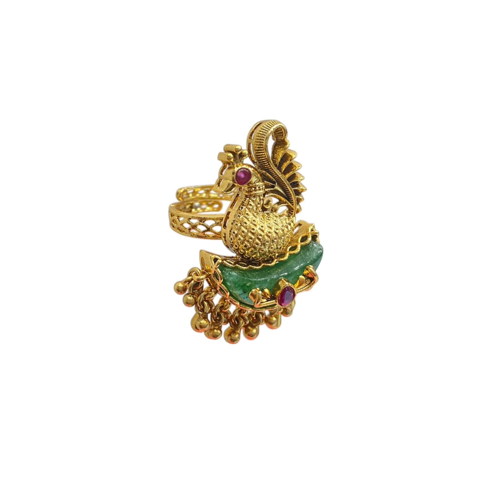 Diwali Heritage Finger Ring — handcrafted Finger Rings by Sirini Jewellery