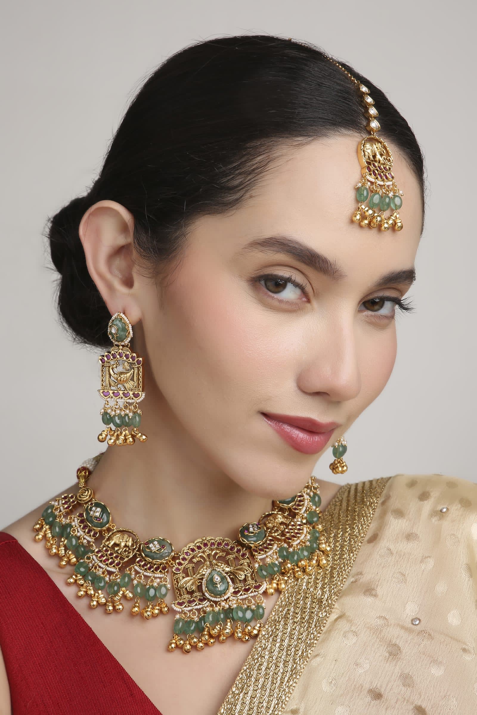 Dulhan Peacock Layered Set thumbnail 7