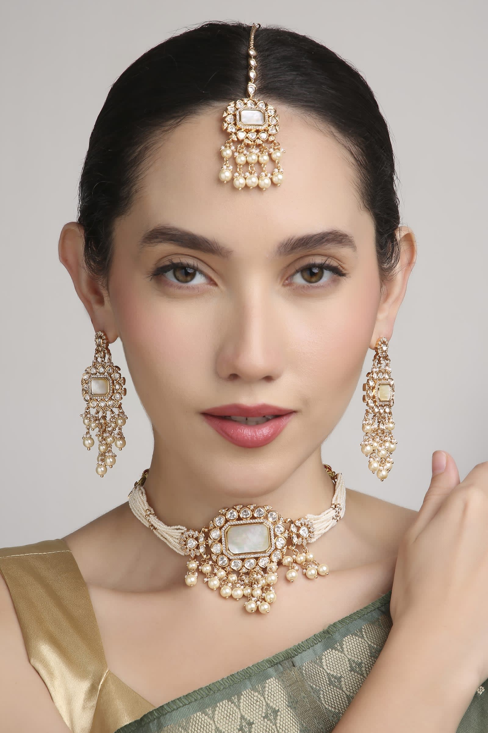 Vivaah Polki Pendant Set | Sirini Jewellery