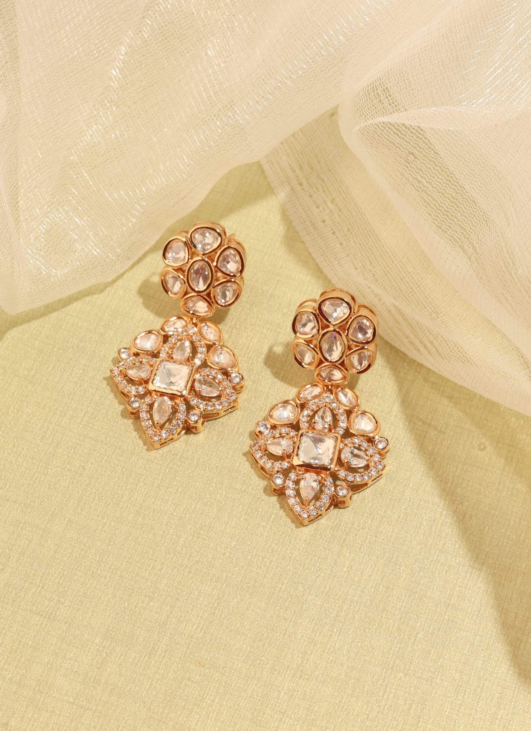 Bridal Antique Gold Haar Set thumbnail 5