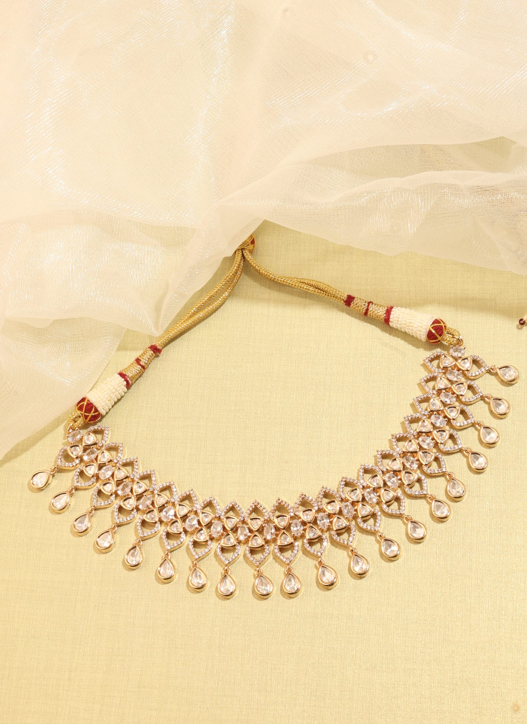 Bridal Carat Plating Kundan Set thumbnail 5