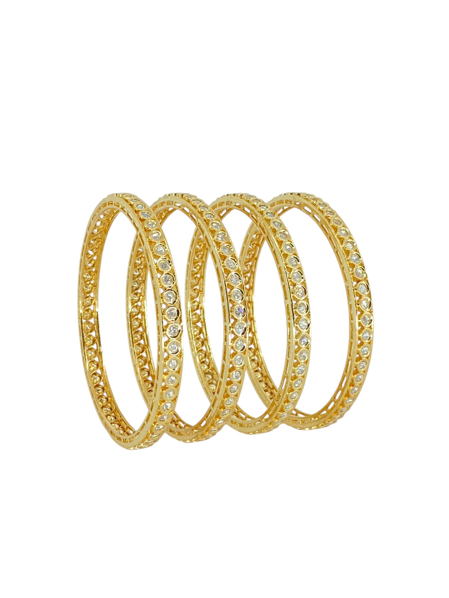Festive Kundan Bangles — main view | Sirini Jewellery