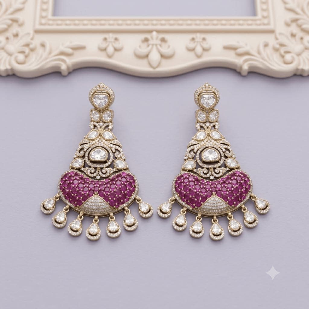 Festive Kundan Jhumkas thumbnail 2