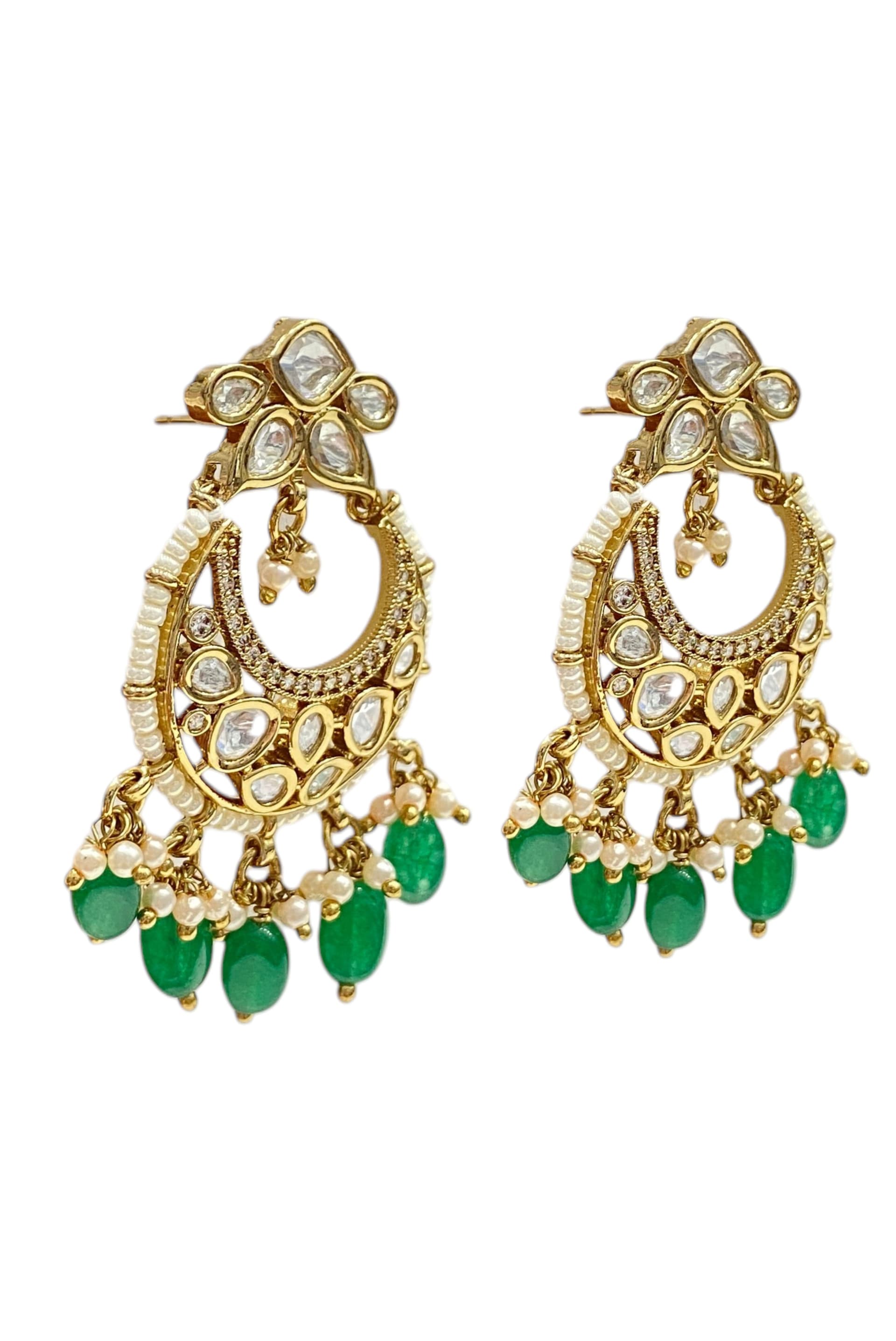 Navratri Pearl Earring Set thumbnail 4
