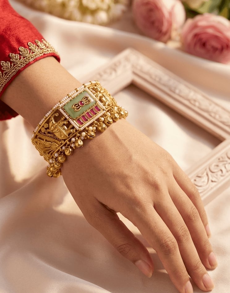 Antique Kada — handcrafted Bracelet by Sirini Jewellery