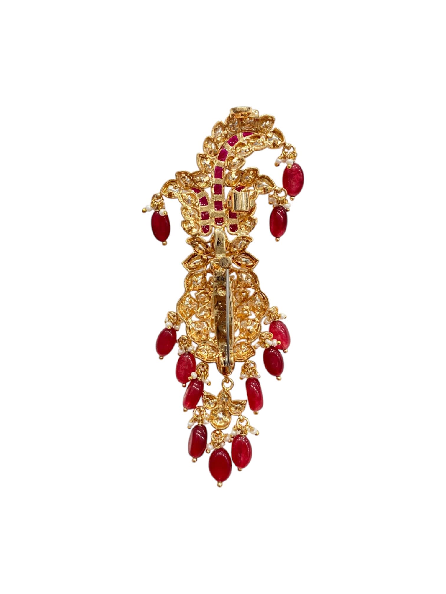 SIRINI Mughal Style Ruby Kundan Kalangi thumbnail 3