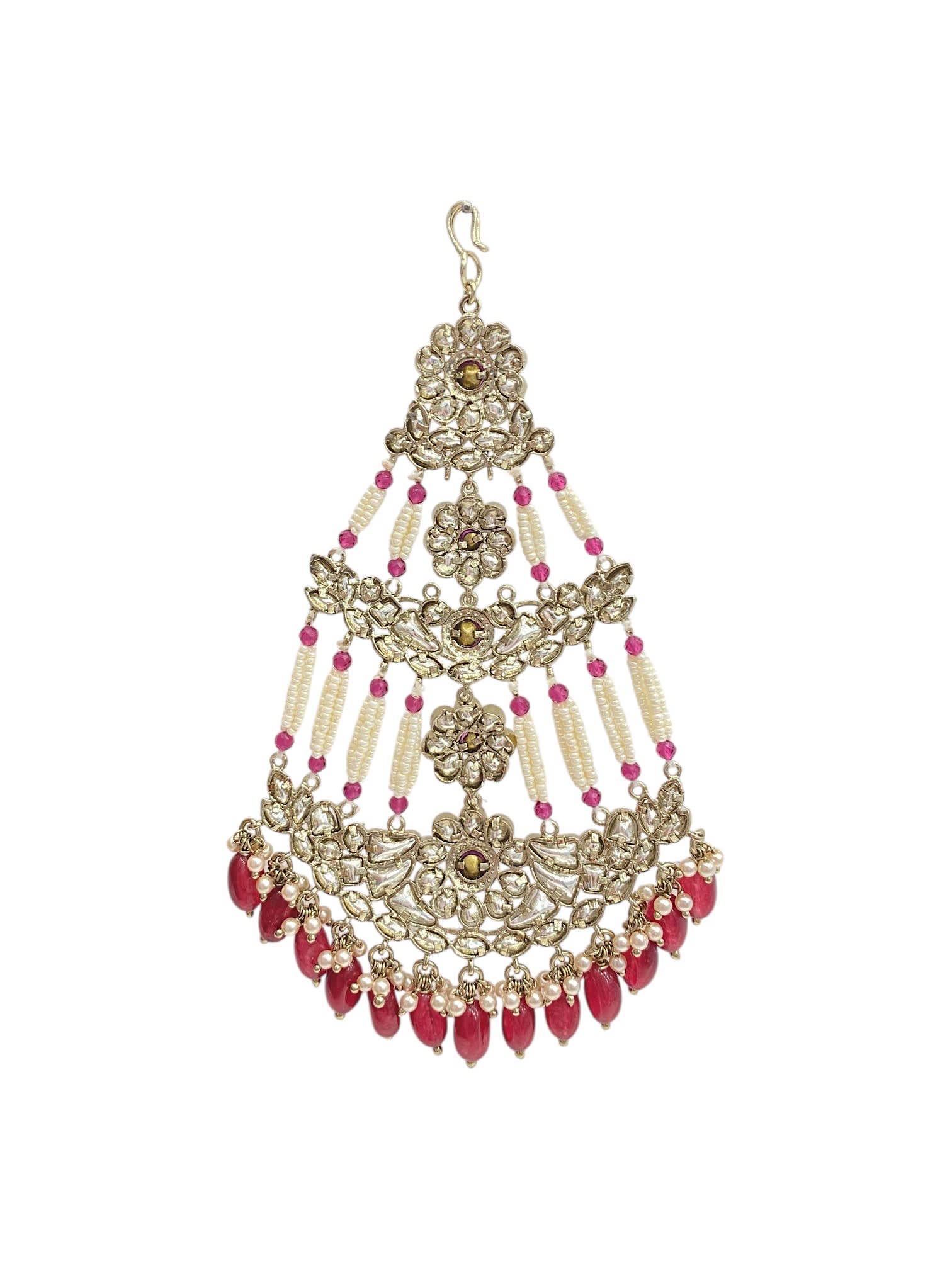 SIRINI Mehendi Finish Ruby Polki Passa thumbnail 4