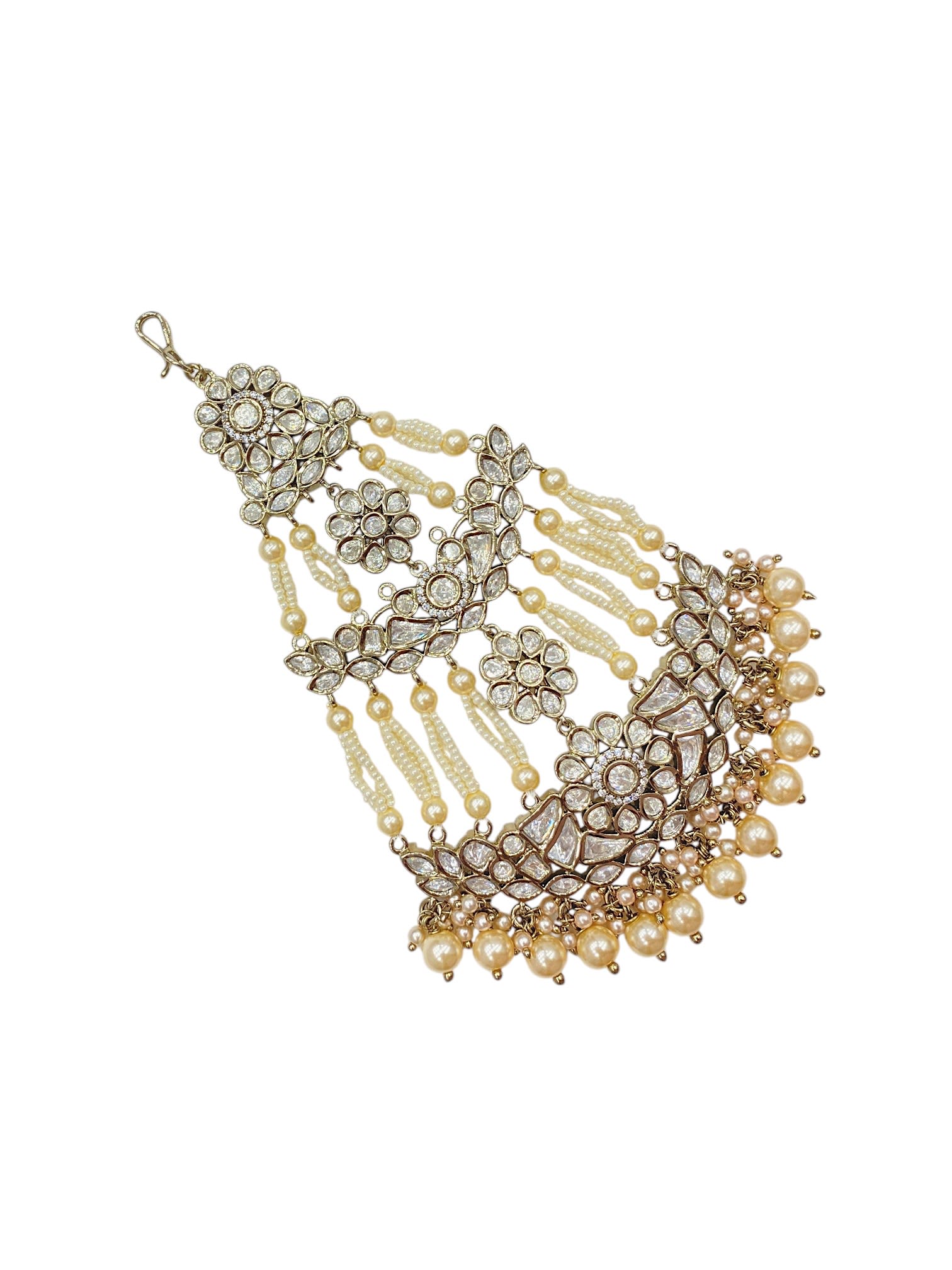 SIRINI Mehendi Finish Polki Passa — handcrafted Passa by Sirini Jewellery - back view
