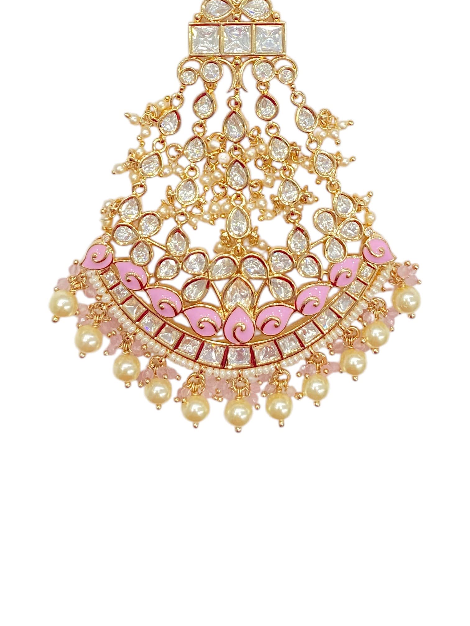 Sirini Pink Beatific Kundan Passa thumbnail 3