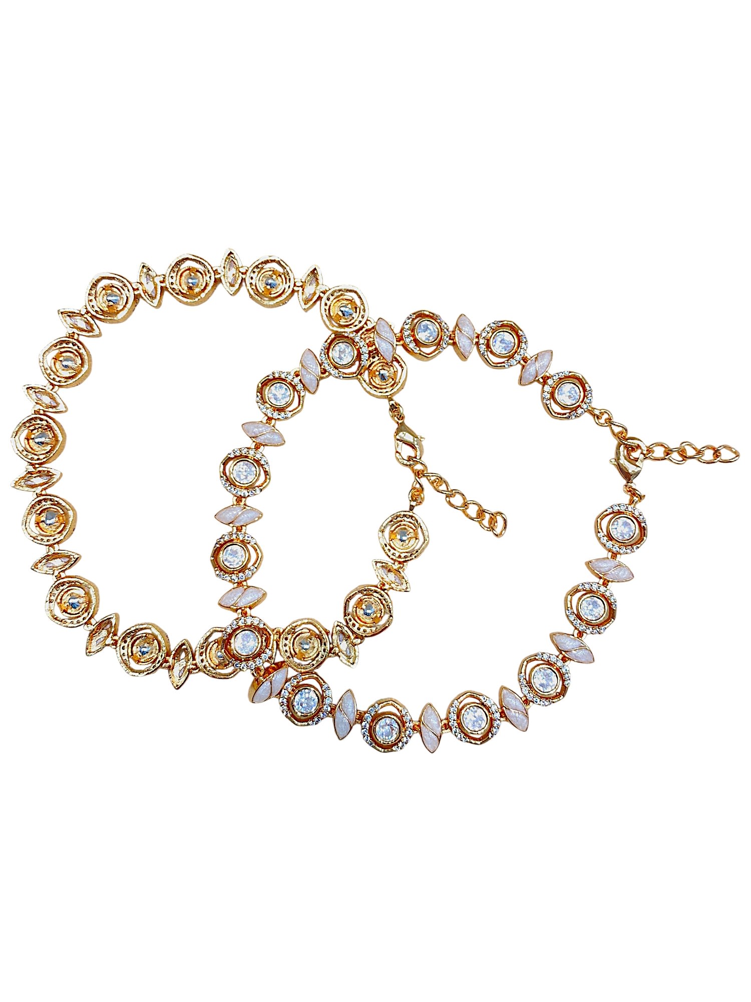 Festive Kundan Payal thumbnail 3