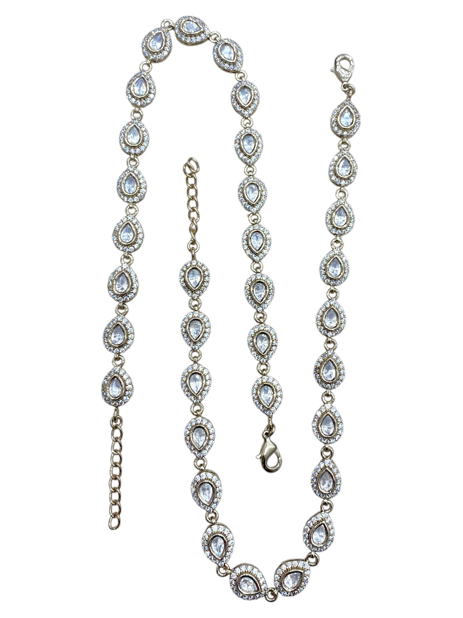 Diwali Kundan Anklet — handcrafted anklets by Sirini Jewellery