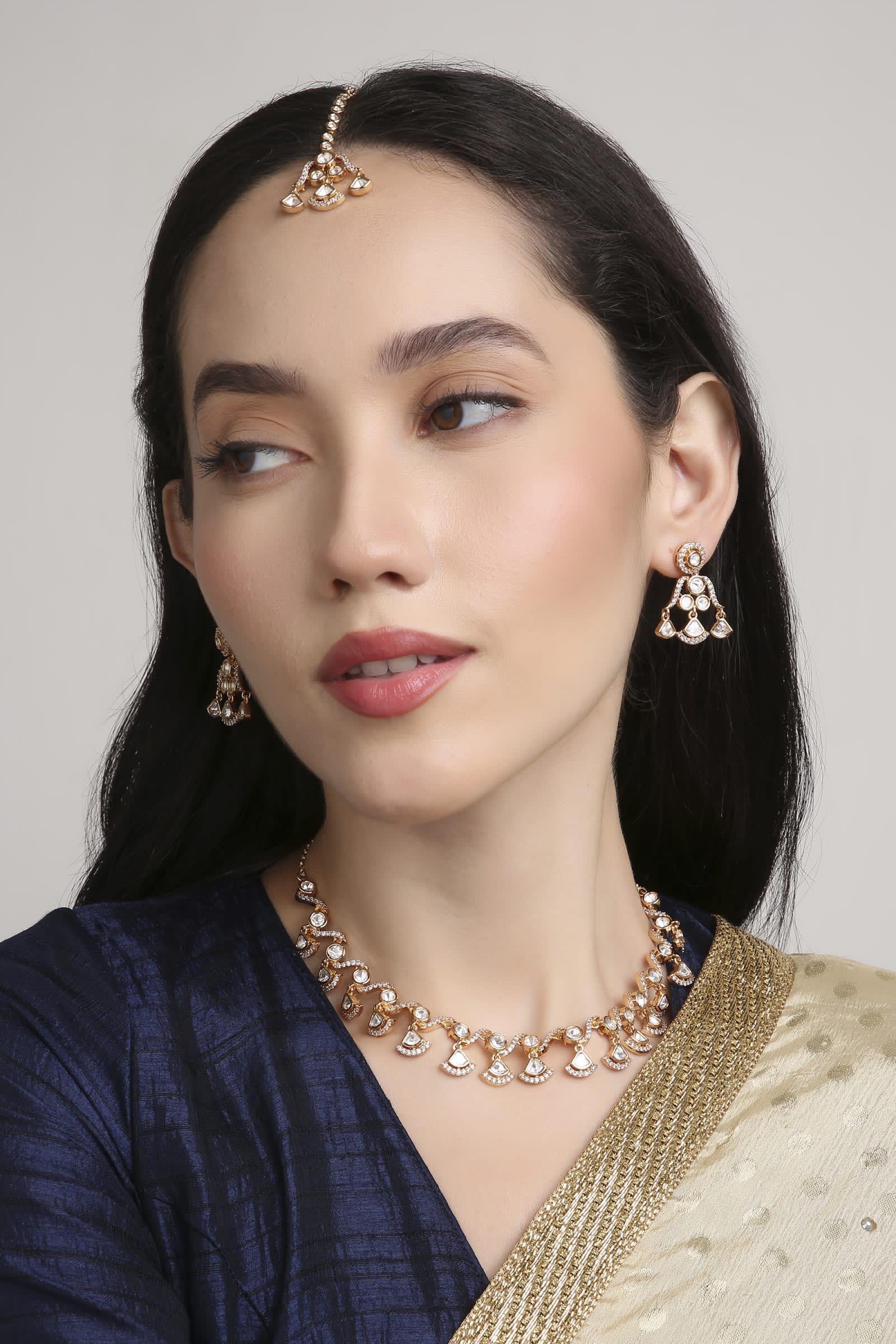Bridal Meenakari Haar Set thumbnail 4