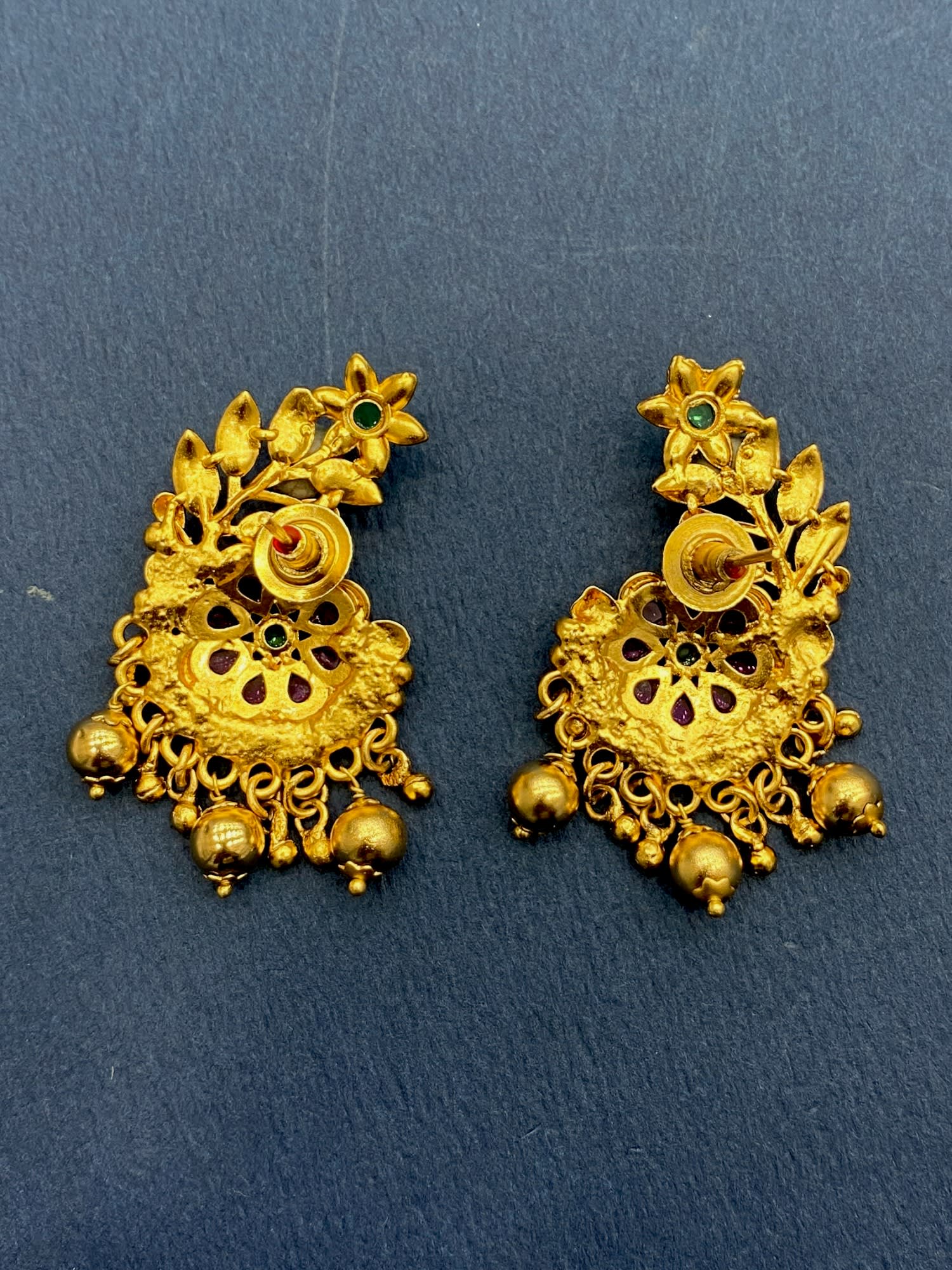 Mehendi Antique Gold Choker Set thumbnail 5
