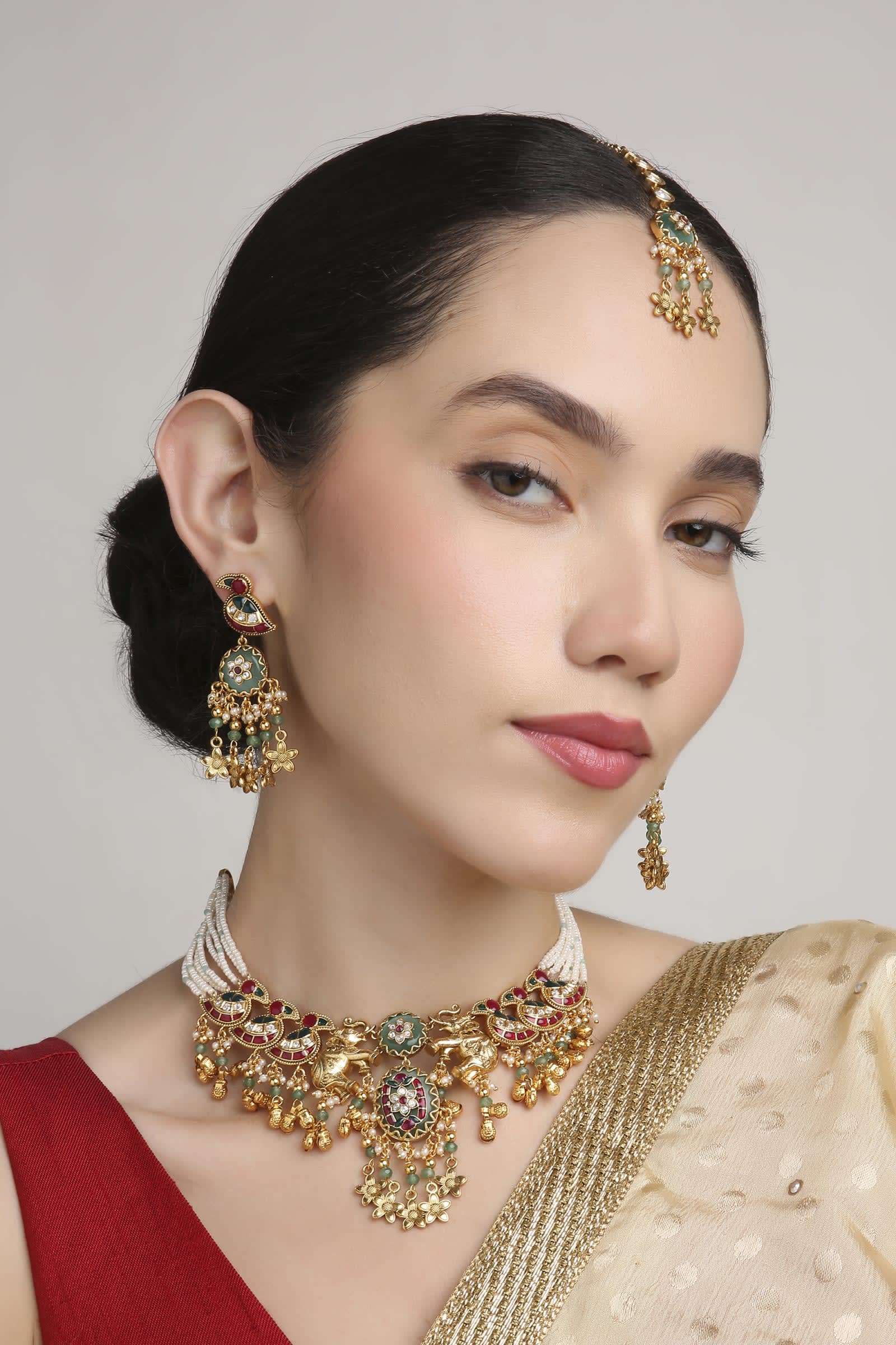 Bridal Kundan Choker Set | Sirini Jewellery