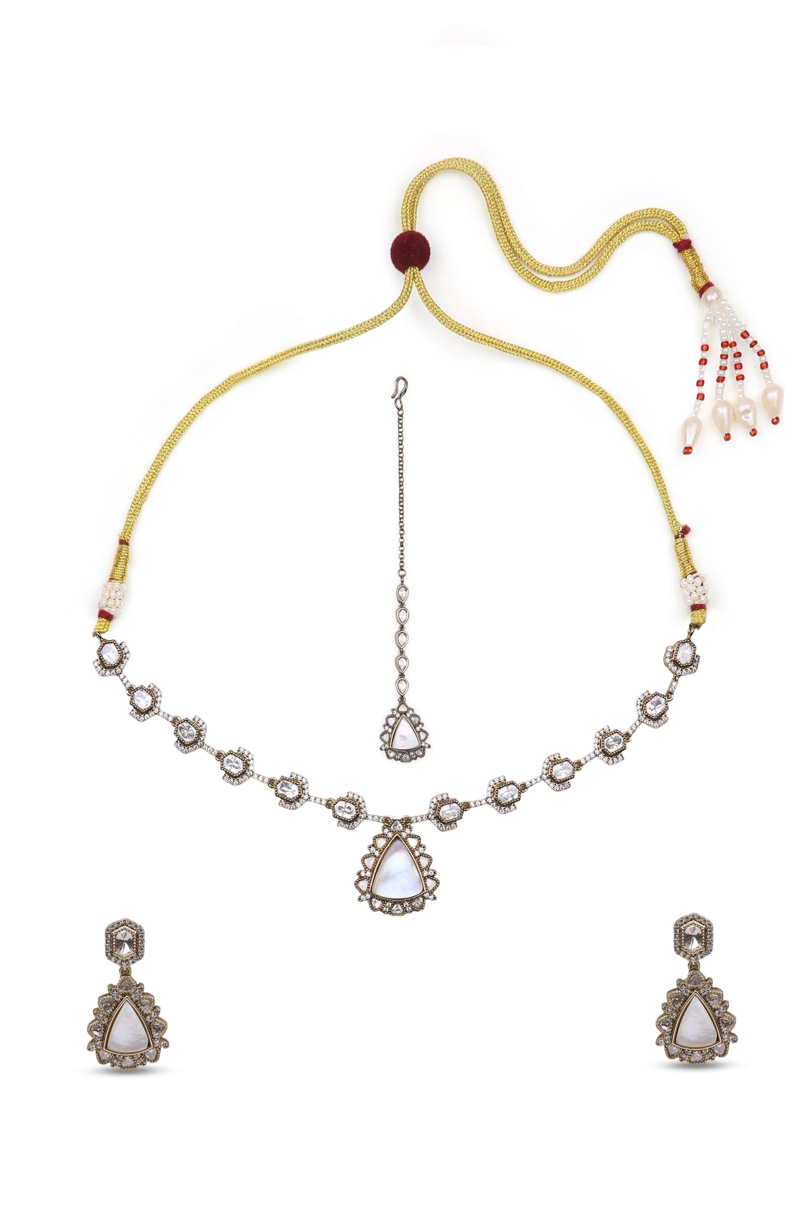Puja Kundan Bridal Set thumbnail 3