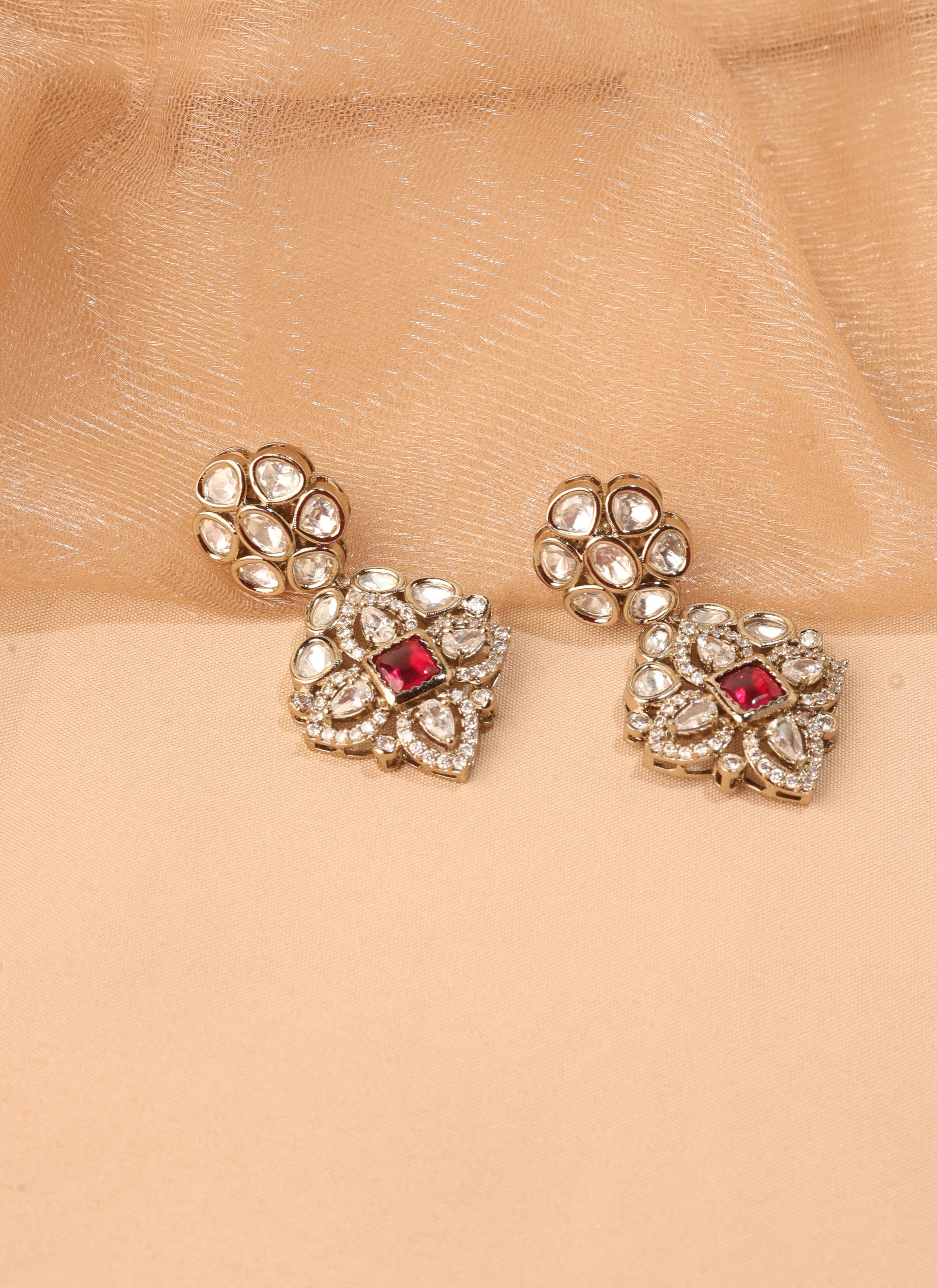 Mehendi Kundan Choker Set thumbnail 4