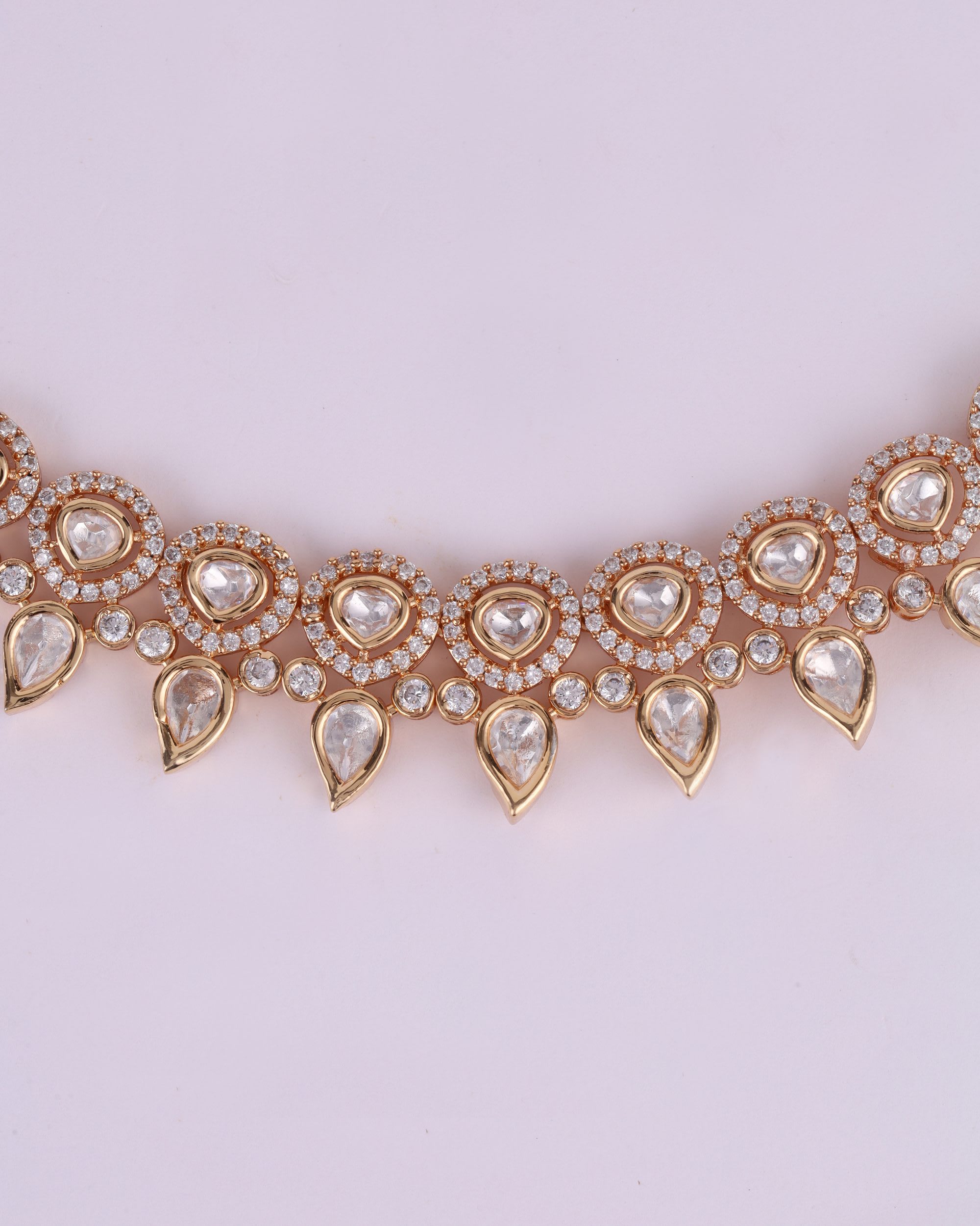 Bridal Polki Choker Set thumbnail 3