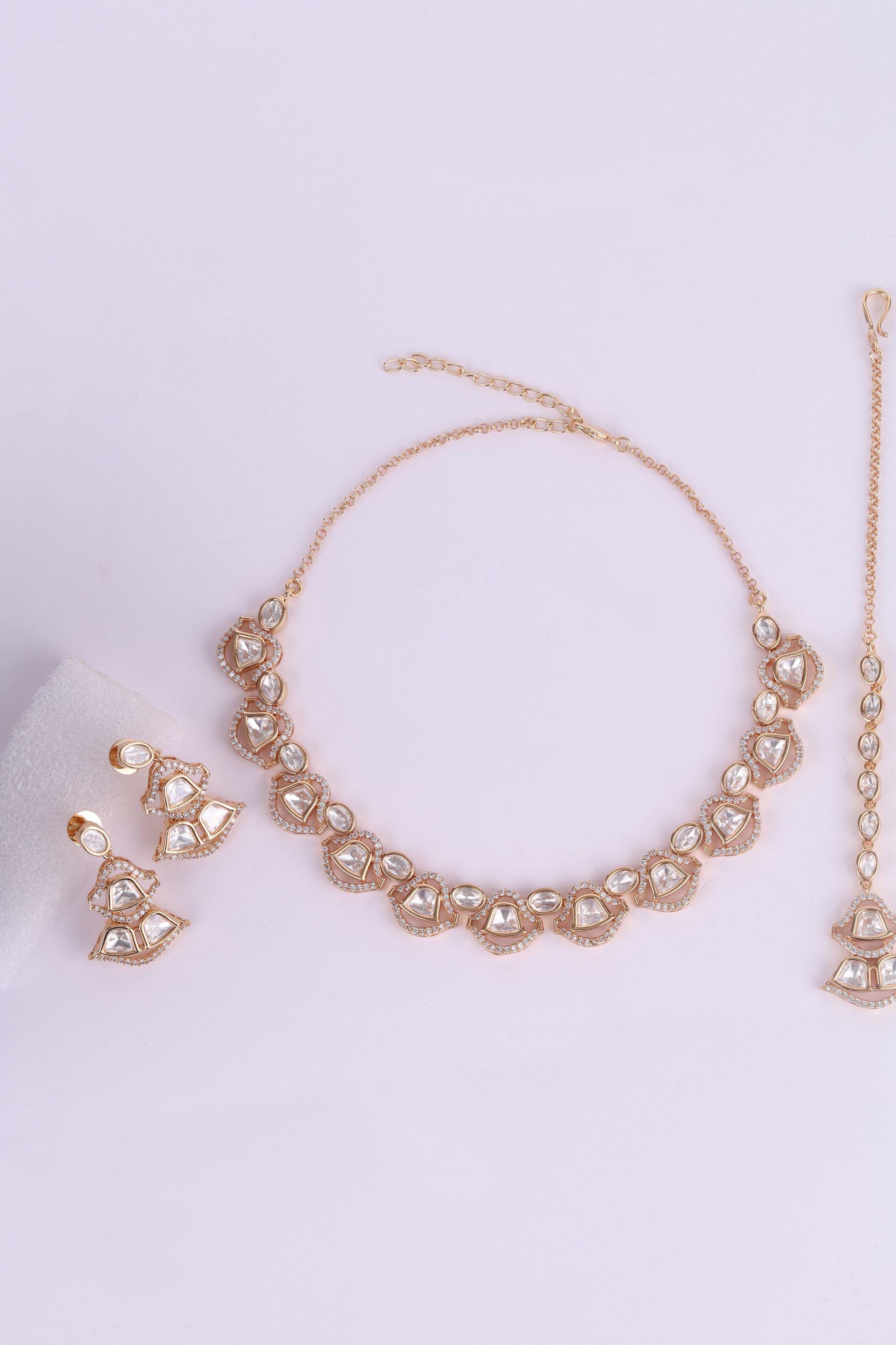 Reception Kundan Necklace Set thumbnail 3
