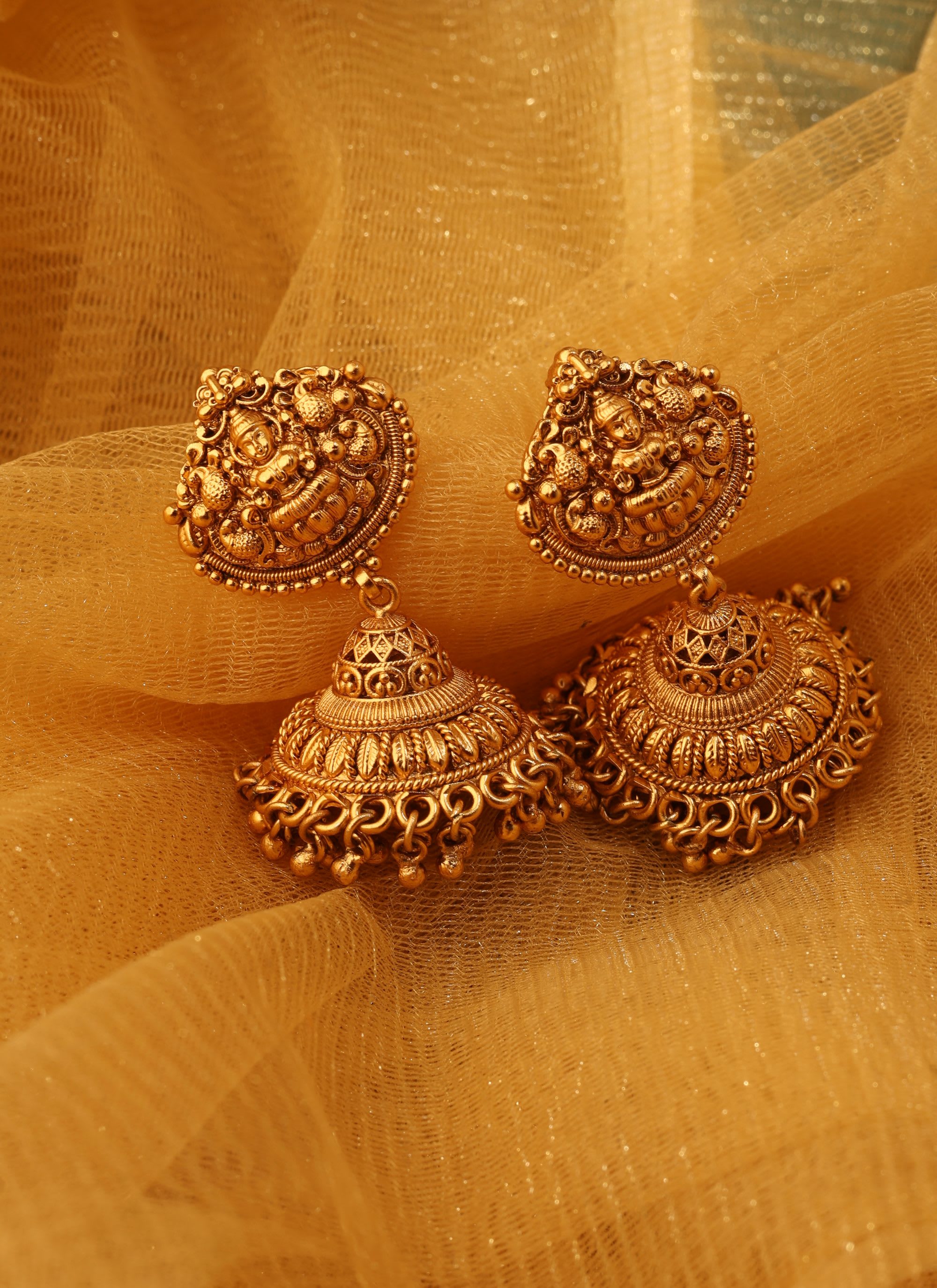 Sangeet Silver Meenakari Long Haar thumbnail 5