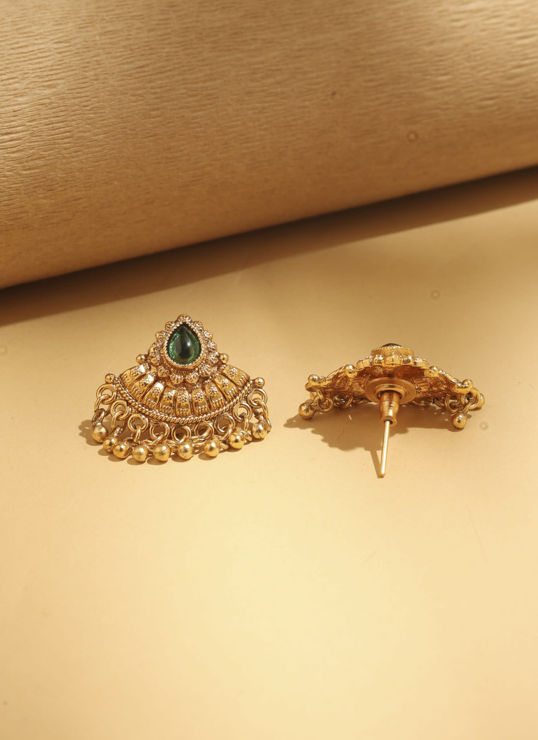 Sangeet Silver Polki Pendant Set thumbnail 4