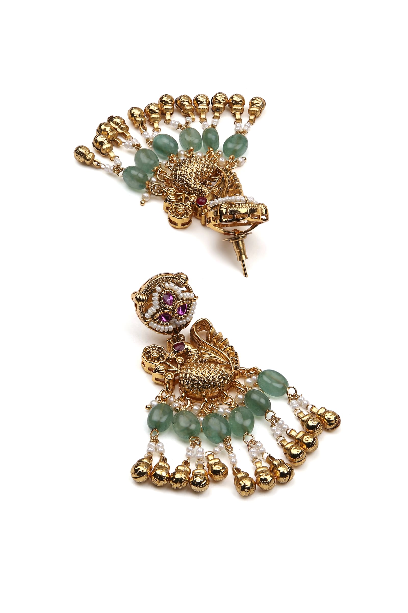 Dulhan Antique Kundan Long Haar thumbnail 3