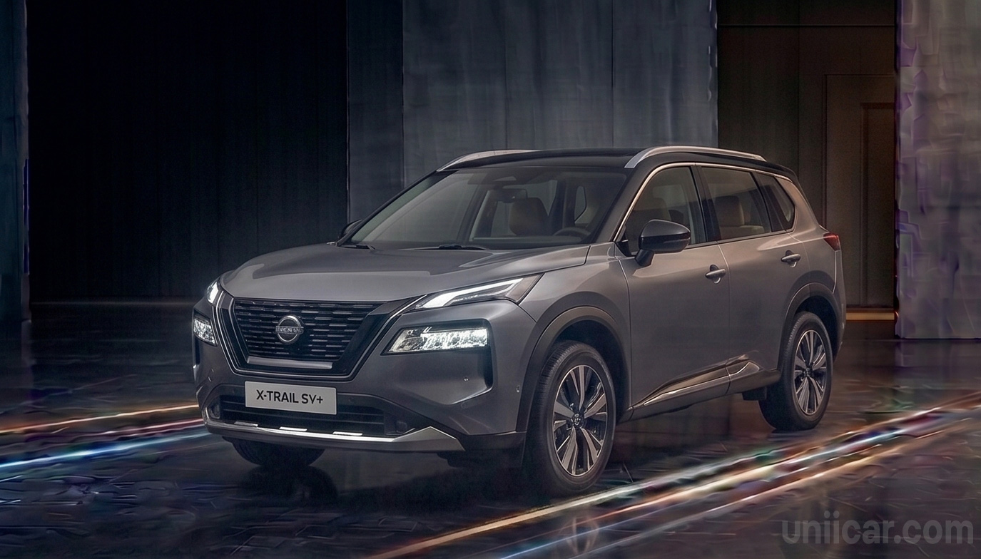 نيسان إكس-تريل SV+ 4WD 7 مقاعد سقف أسود 2025