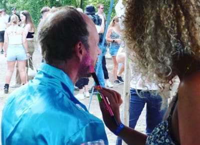 Festival make-up voorbeeld