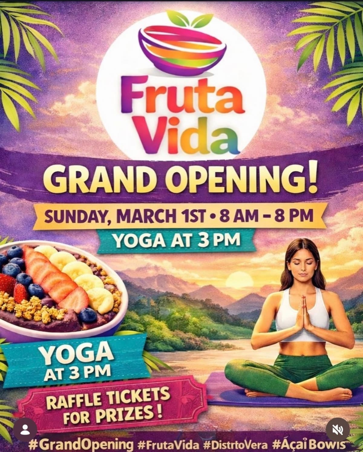 Grand Opening of Fruta Vida