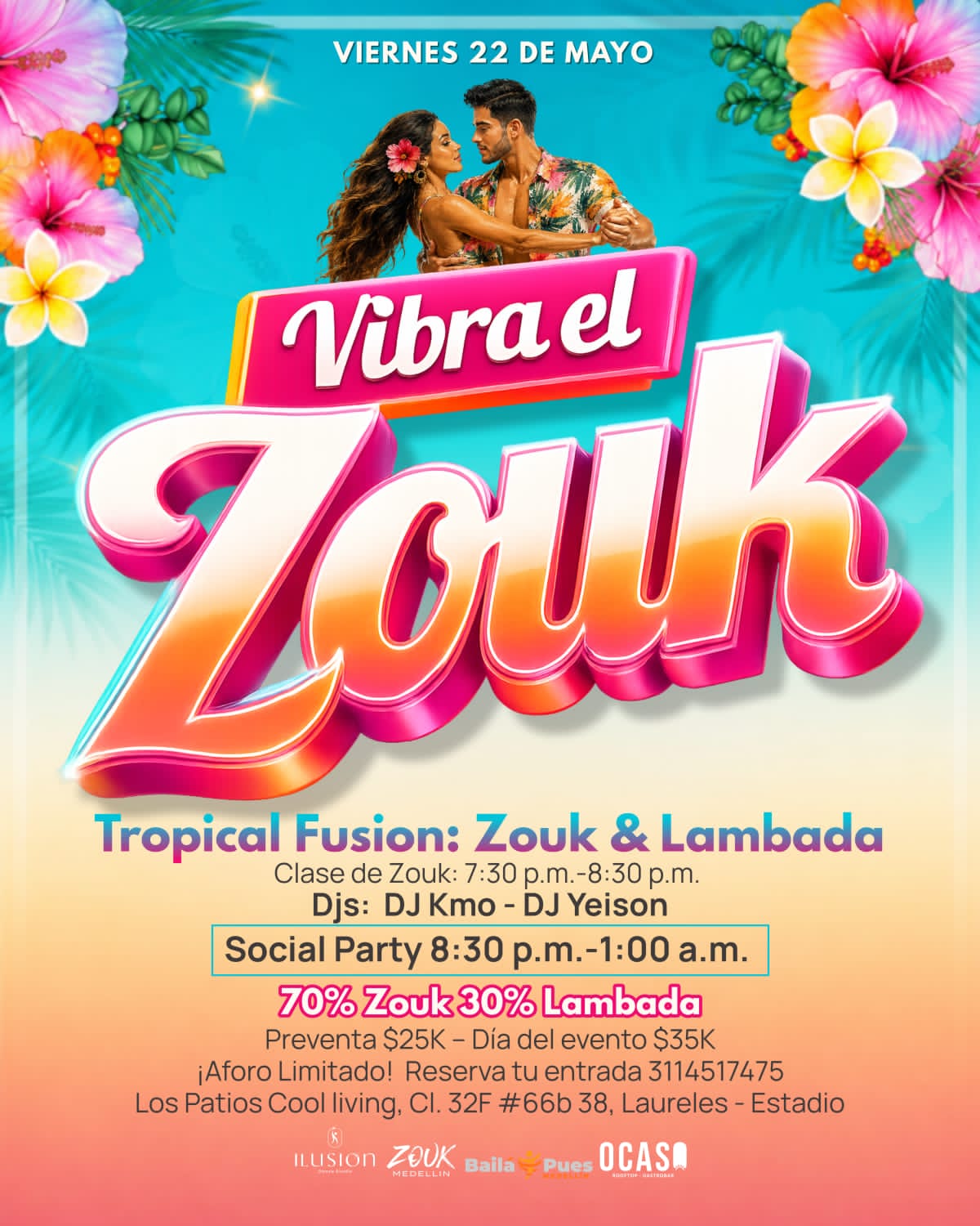VIBRA EL ZOUK - Tropical Fusion Zouk/Lambada